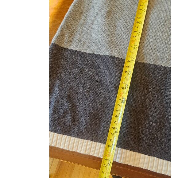 New Charter Club Sweater Color Block Cotton Blend Sz L Sweater - Picture 12 of 12
